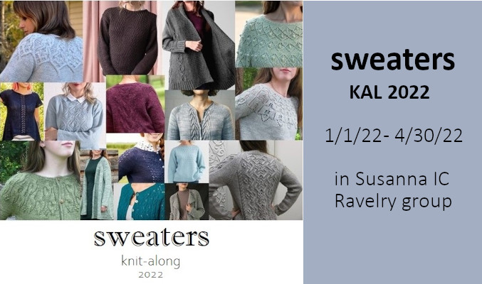 Sweaters knit-along 2022 by Susanna IC; Photo © ArtQualia Designs by Susanna IC
