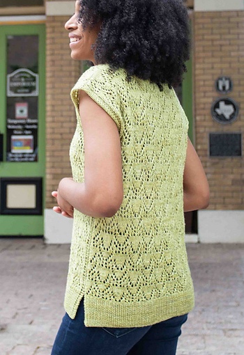 Bluebonnet by Susanna IC; Published in Artqualia Designs by Susanna IC; Photo &copy; Nomadic Knits; Spring knitting pattern